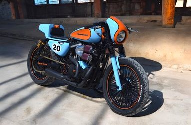 Moto em tributo a Steve McQueen pela Lord Drake Kustoms